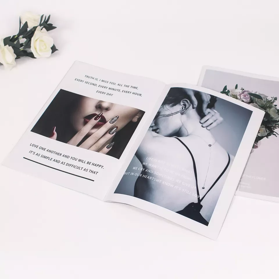 Custom Logo China Supplier Magazine Printing Perfect Binding Book English Book Printing