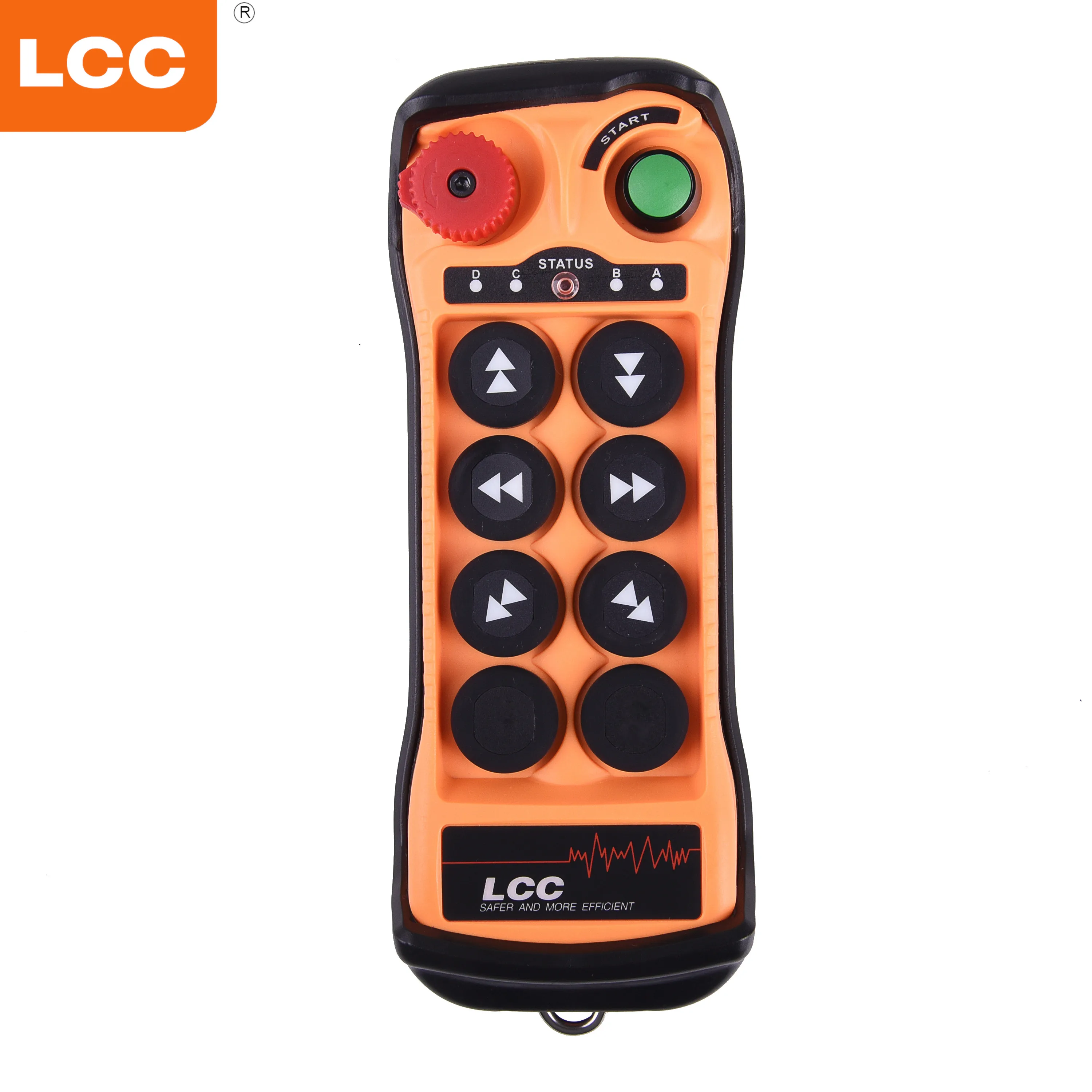 Q606 6 buttons double speed AC/DC 24V-48V wireless transmitter & receiver hoist crane remote controls