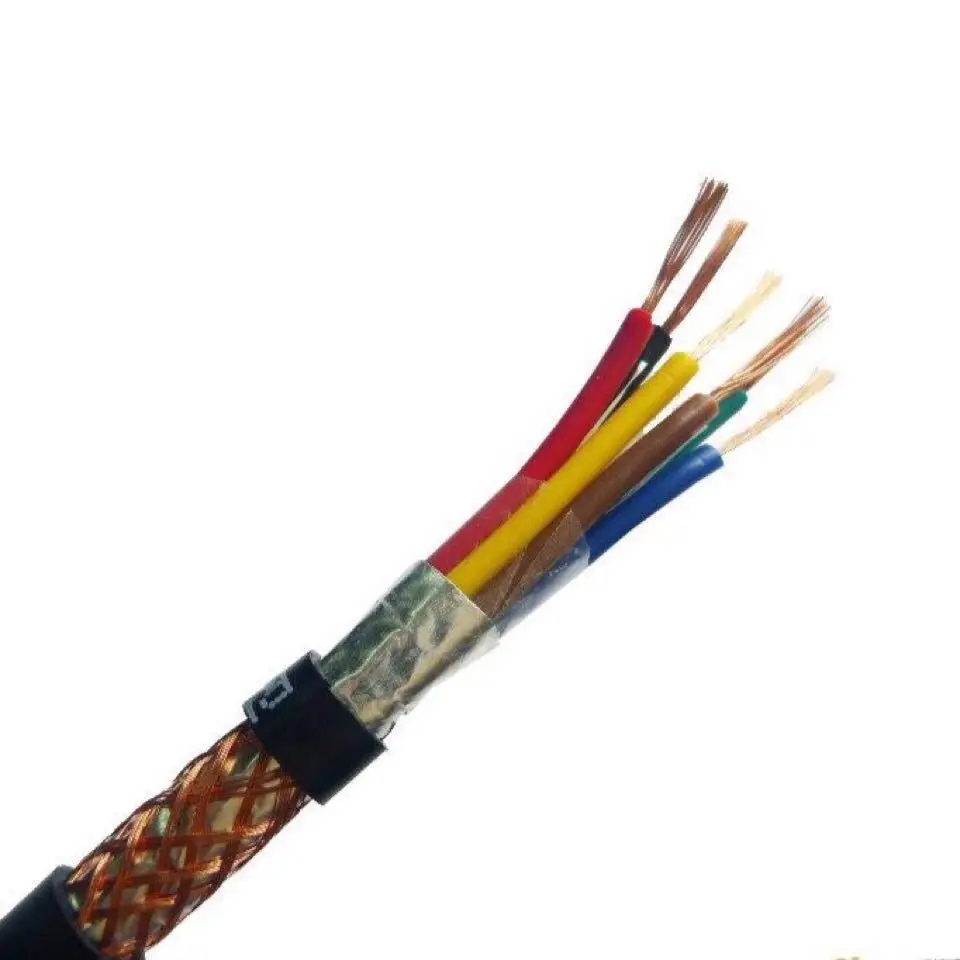 Hight Quality Copper Wire Braid Screened Flexible Pvc Control Cable