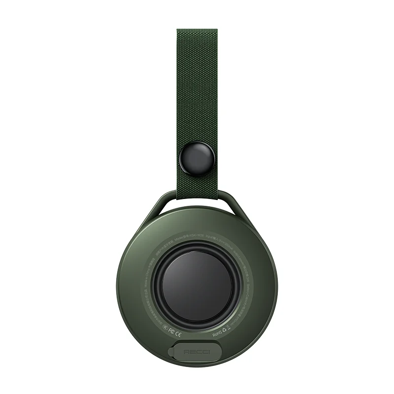 Button Control Hook Design Stereo Sound Heavy Bass Outdoor Portable Wireless Mini Speaker with TF Card Function