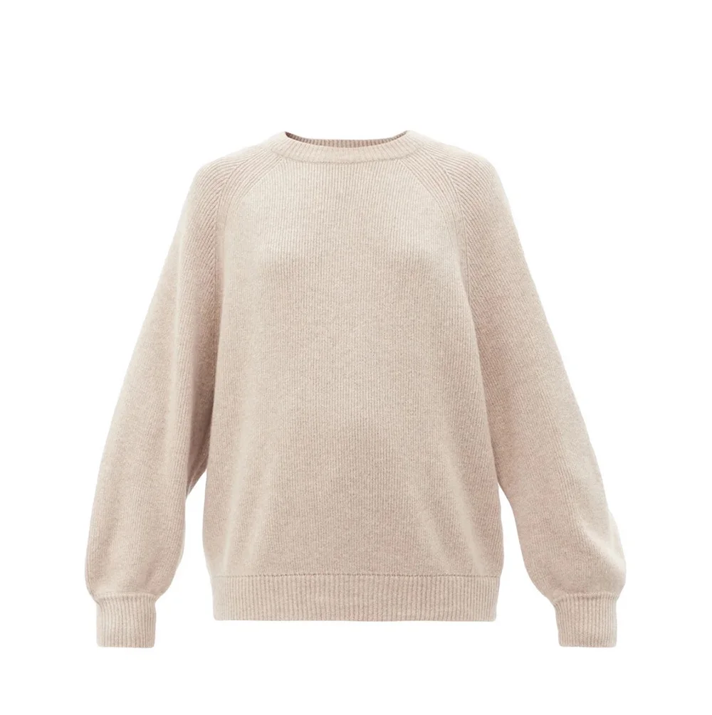 Fall Winter Luxury 2 Piece Sweater Set Solid Casual Knitwear Wool Knitted Two Piece Pant Sweaters Set For Women