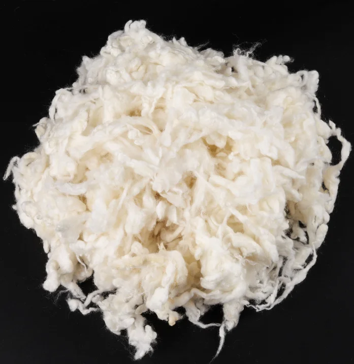 Superfine 18.5mic australia Fine and curly and softCarbonied Wool  for spining yarn ,suits, cardigans, scarves carbonized wool