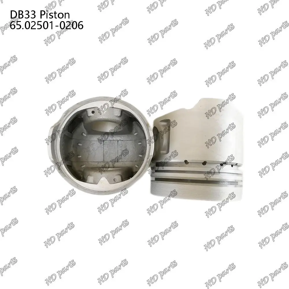 DB33 Piston With Pin 65.02501-0206 Suitable For Doosan Engine