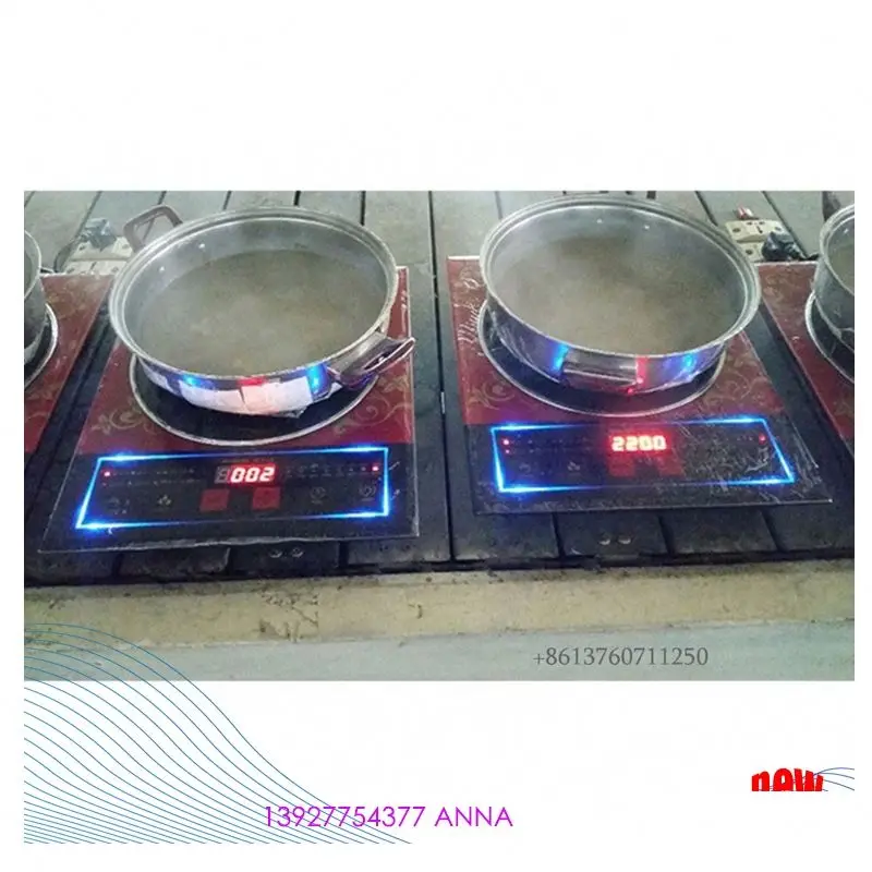 2200W 220V blue lighting  induction cooker 12