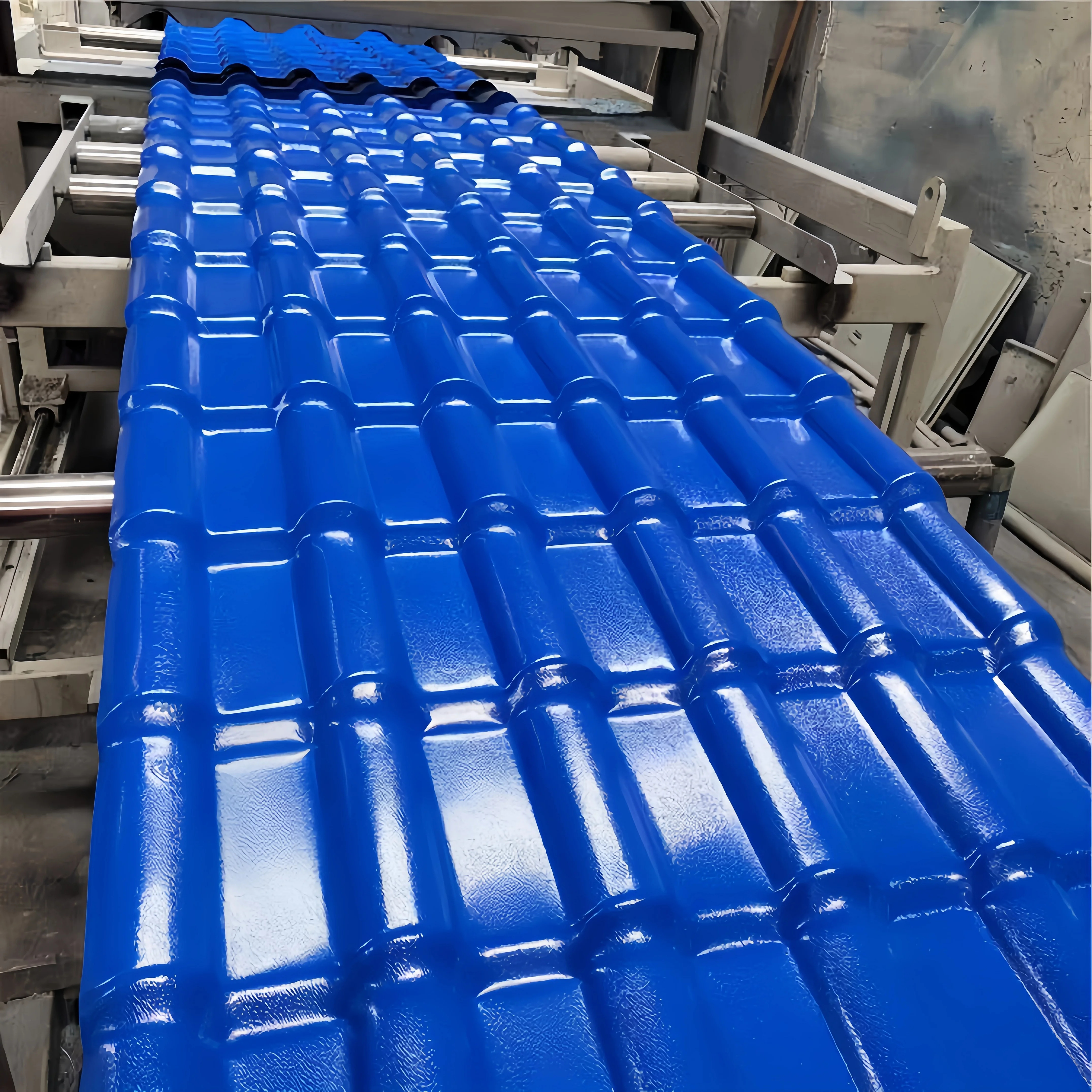 Chinese Style Tile Lightweight ASA Resin Roof Tiles for Farm Factory Warehouse Villa & Carport Sheds