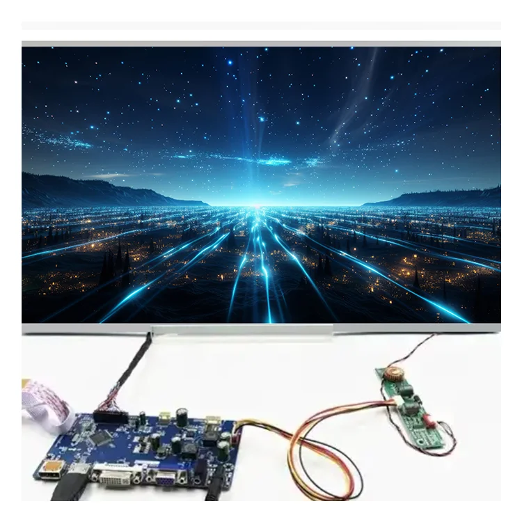 New Product VGA HDM-I DVI 3.3V FHD lcd panel driver board for station