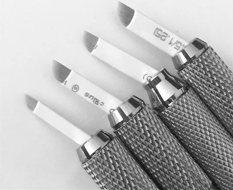 Universal Nano 0.20mm U18pins PMU Microblading Needles Blade Ryebrow Tattoo Tips