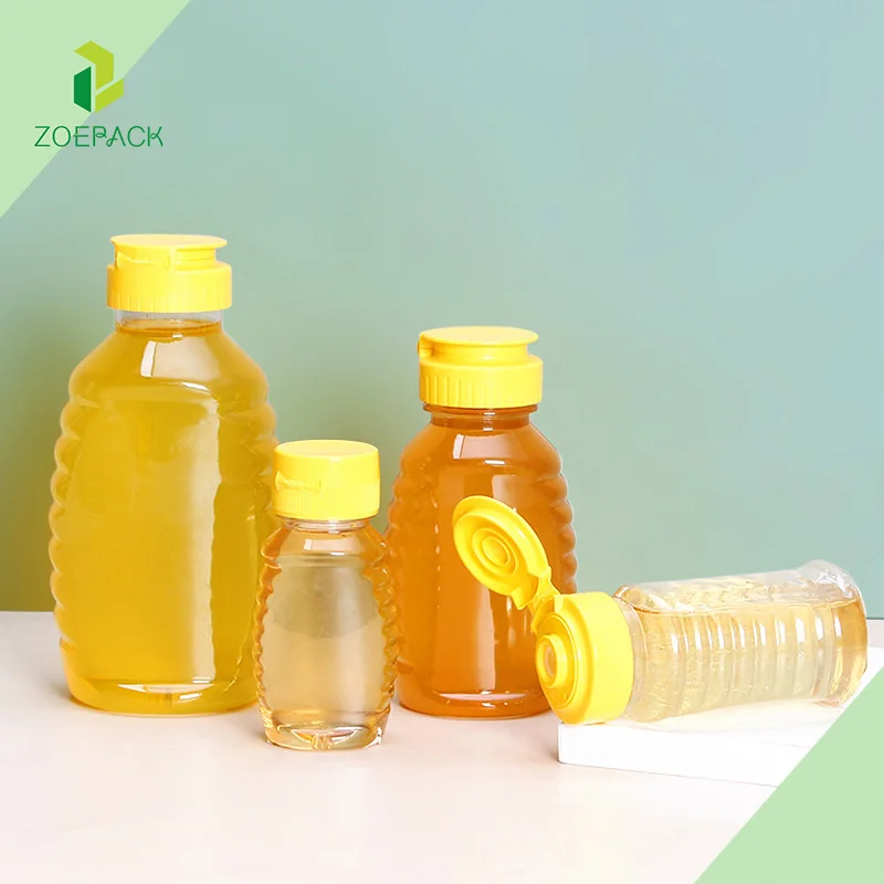 High Quality BPA Free Food Grade Honey Plastic Packaging Sauce Squeeze bottle