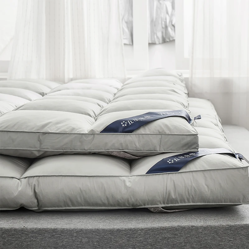 Bedding Twin Mattress Pad, Quilted Fitted Premium Mattress Protector, Breathable Mattress Cover,Fluffy EffectTop Mattress Topper