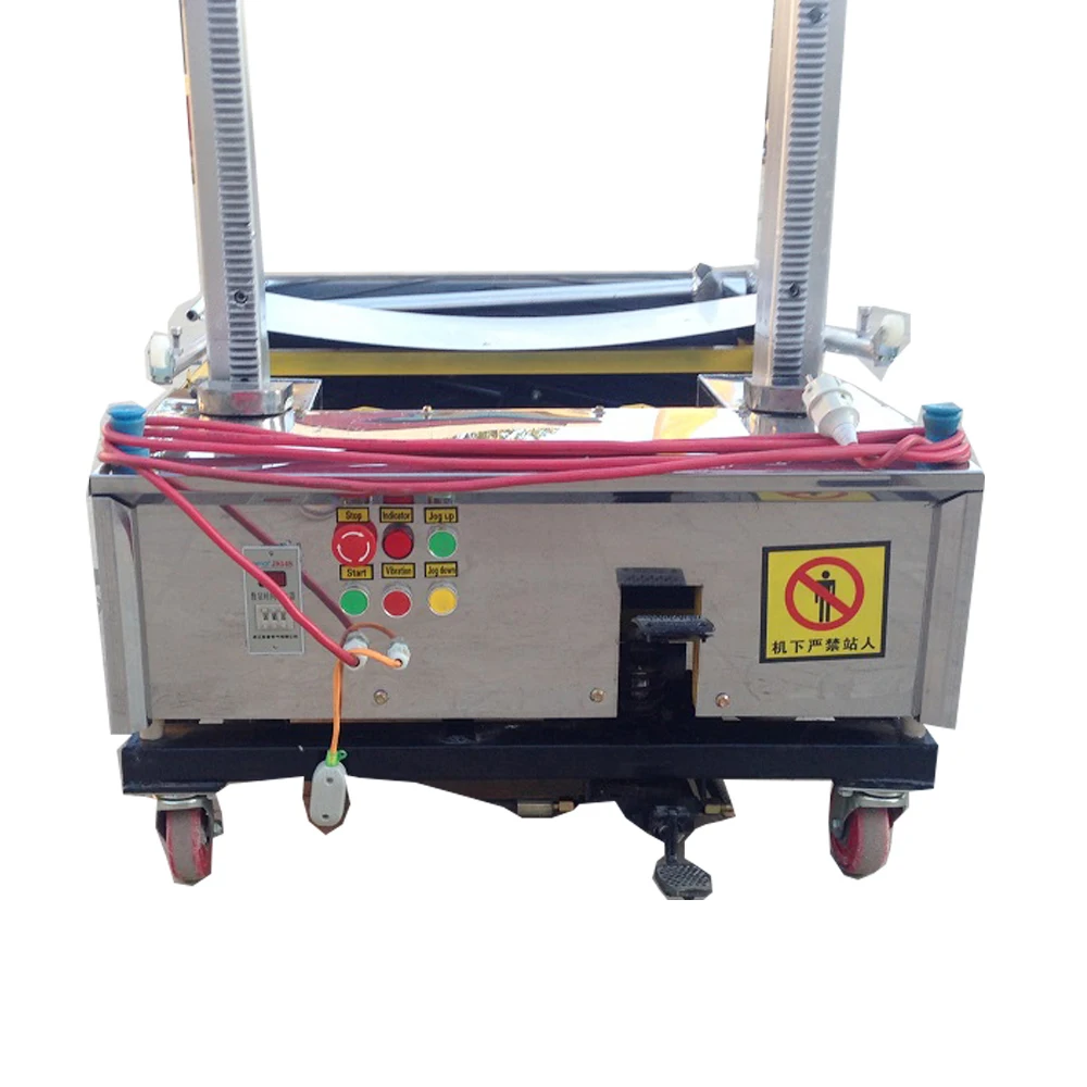 Auto rendering machine for wall/plastering machine good quality
