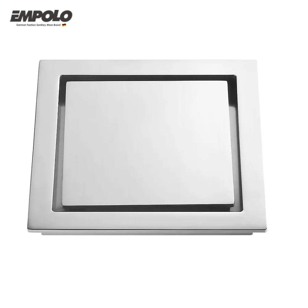 Hot Sale Bathroom Shower Floor Filter Concealed Square Polishing Drainer