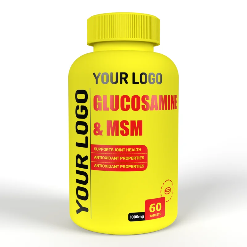 Sports Supplements Glucosamine Sulfate Tablets Support Joint Glucosamine Chondroitin MSM 1500mg