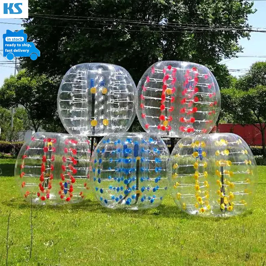 Outdoor Game Ball Inflatable Bumper Ball 1m/1.2m/1.5m Human Knocker Bubble Soccer Balls for kids&adult
