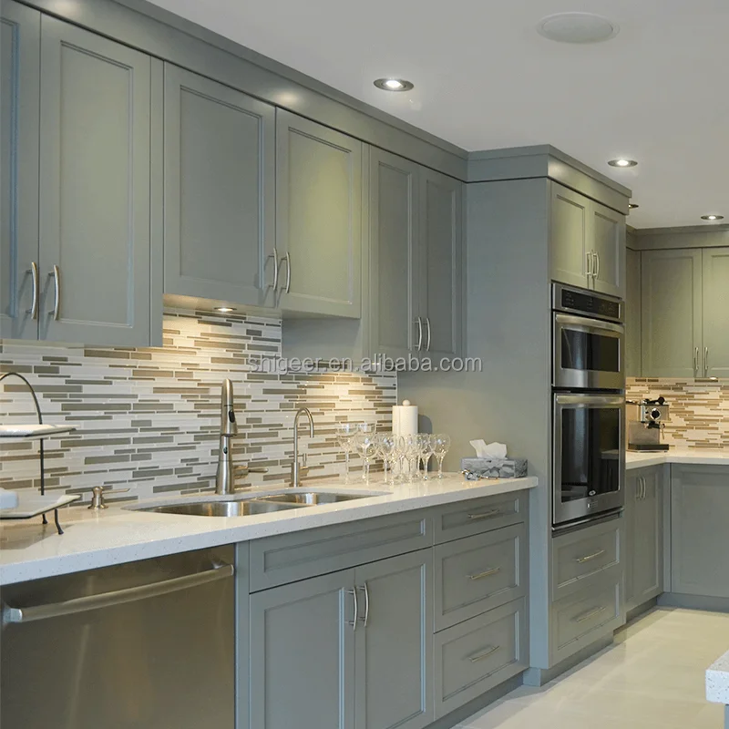 high end hpl removable kitchen cabinet with decorative panels