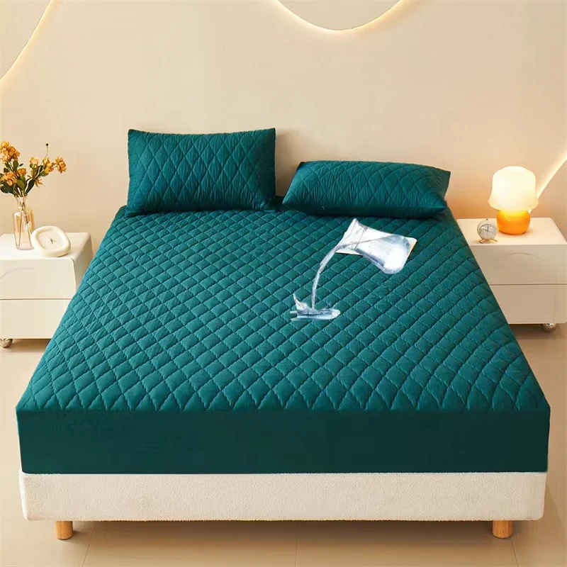 Jize Soft Terry Mattress Waterproof Protector Bed Bug Mattress Cover Washing Machine Quality OPP Bag Fabric Woven Microfiber 40