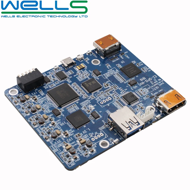 94V0 RoHS высокочастотная печатная плата PCBA сборка в Китае Шэньчжэнь