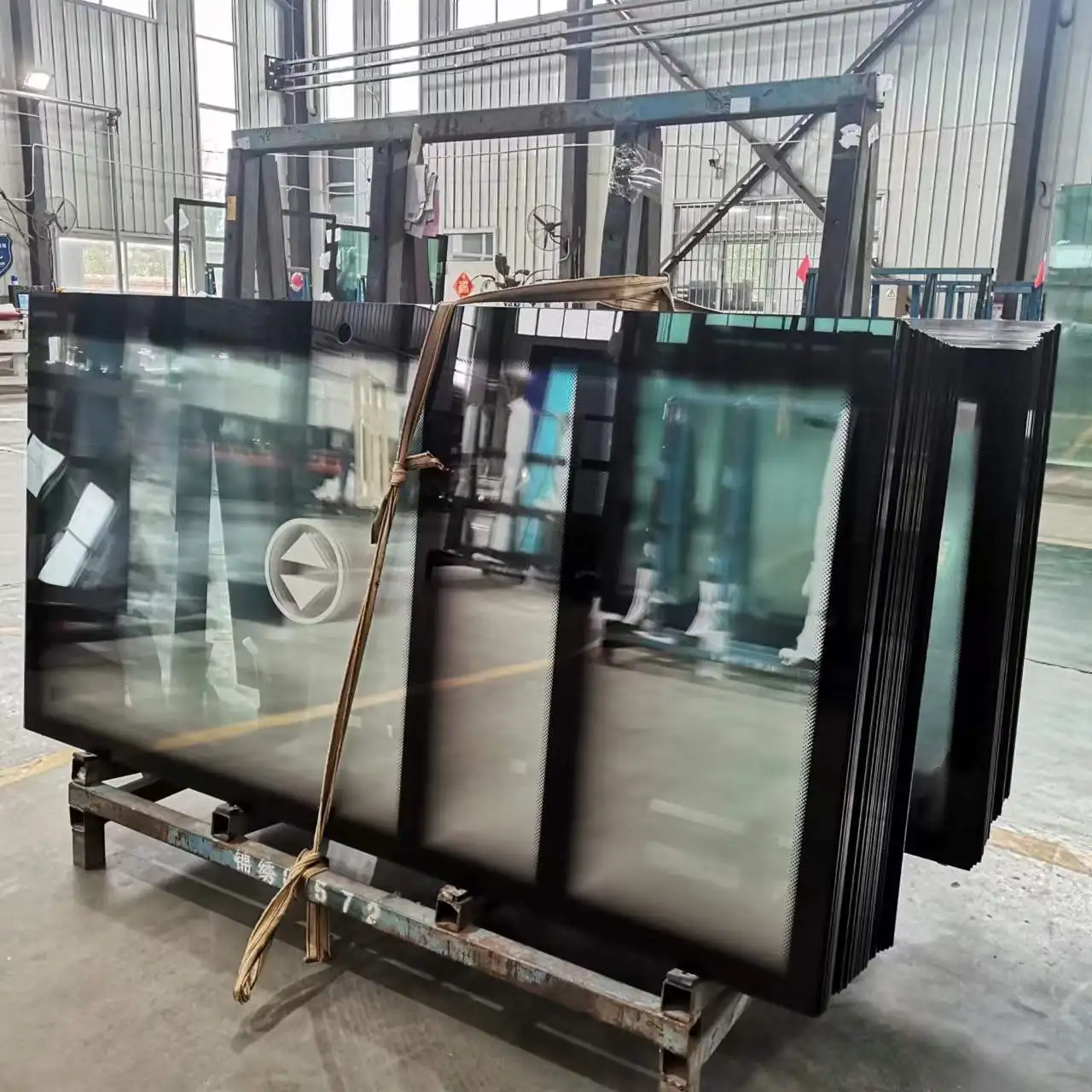 10mm Ceramic Fritted Toughened Glass Heat Soaked Test for PSD