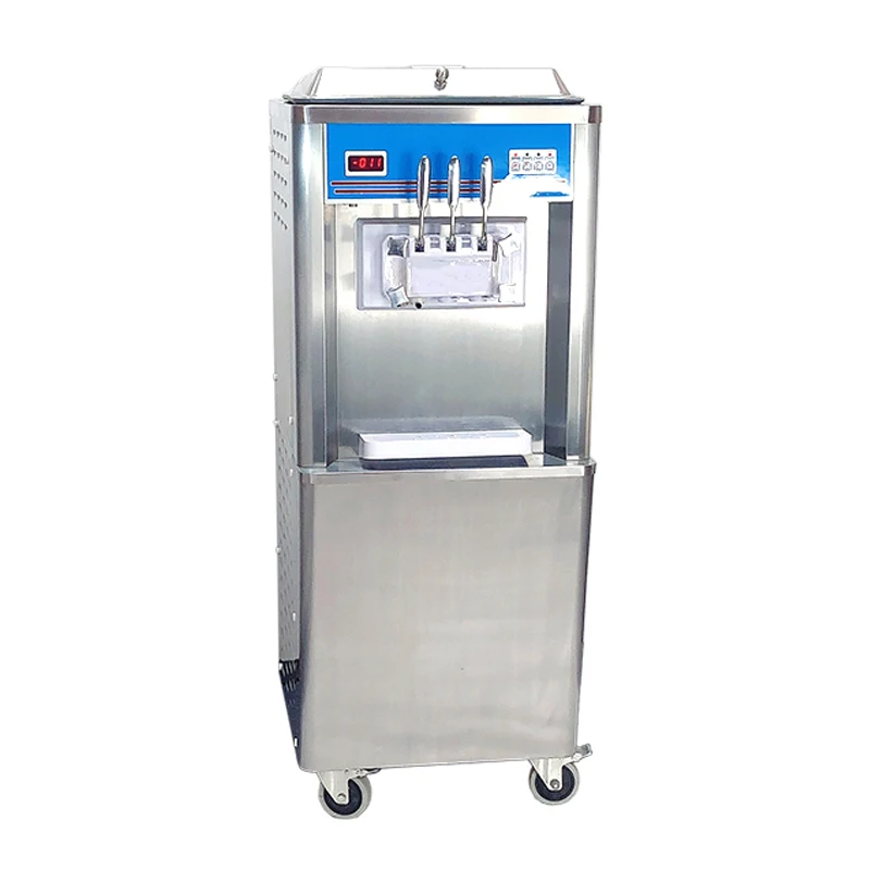 Commercial Ice Cream Machine 45-50L/H 3 Flavors Soft Ice Cream Machine For Restaurants Snack Bar