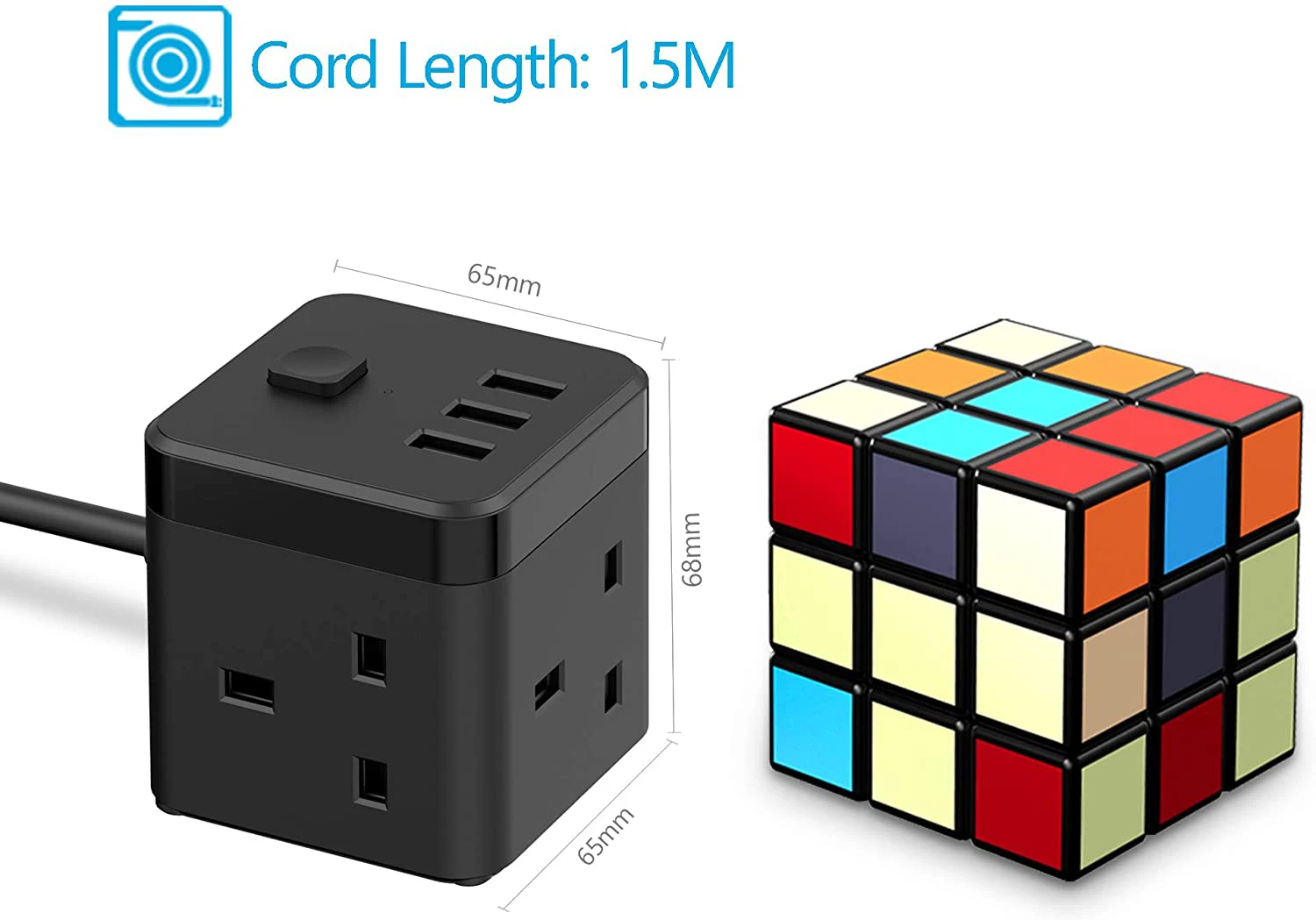 cubic power strip