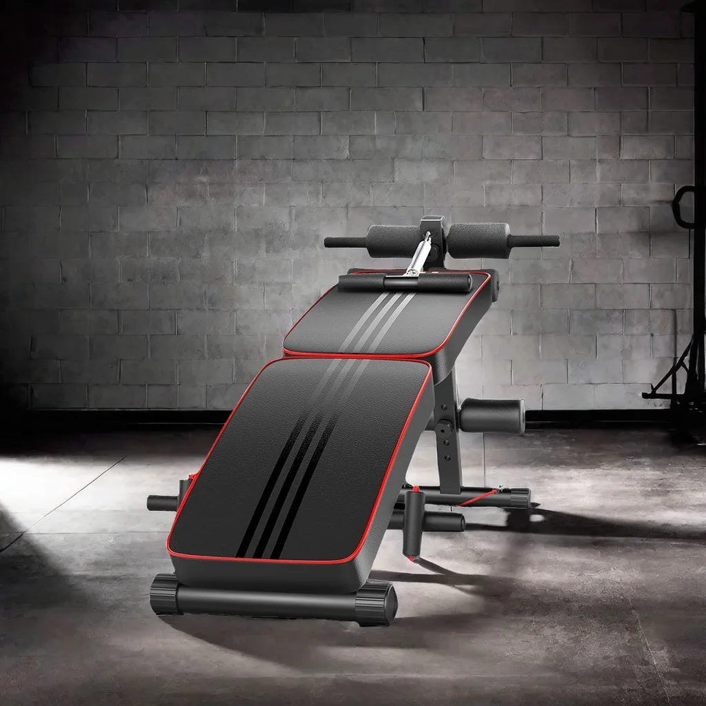 Rouser Fitness Foldable AB Exercise Machine Multifunctional Gym Equipment Adjustable Sit Up Bench Home Fitness Accessories