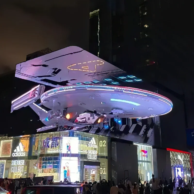 P4 Giant Billboard Price 3D Rental Advertising Outdoor LED Large Screen Display