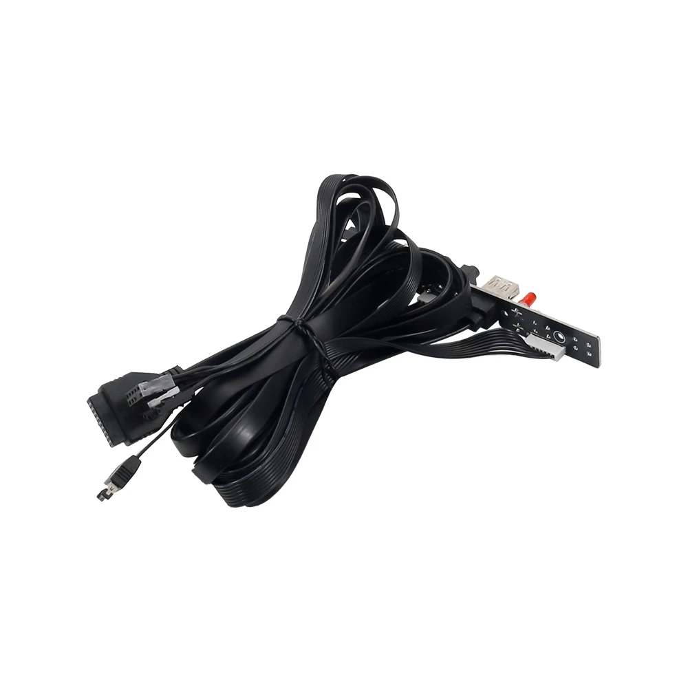 Chassis Front Panel Mounted Dual USB 3.0 USB 3.1 PCB Circuit Board Audio I/O Board Extension Cable