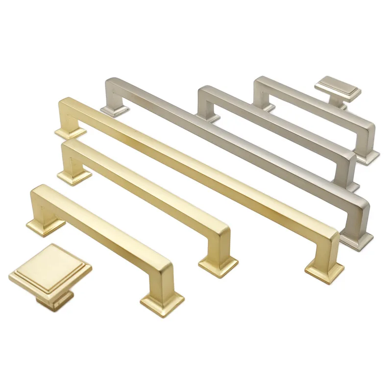 Zinc Alloy Cabinet Hardware Furniture Pulls Handle For Kitchen Furniture Cabinet Hardware Drawer Door Metal Handle Pull