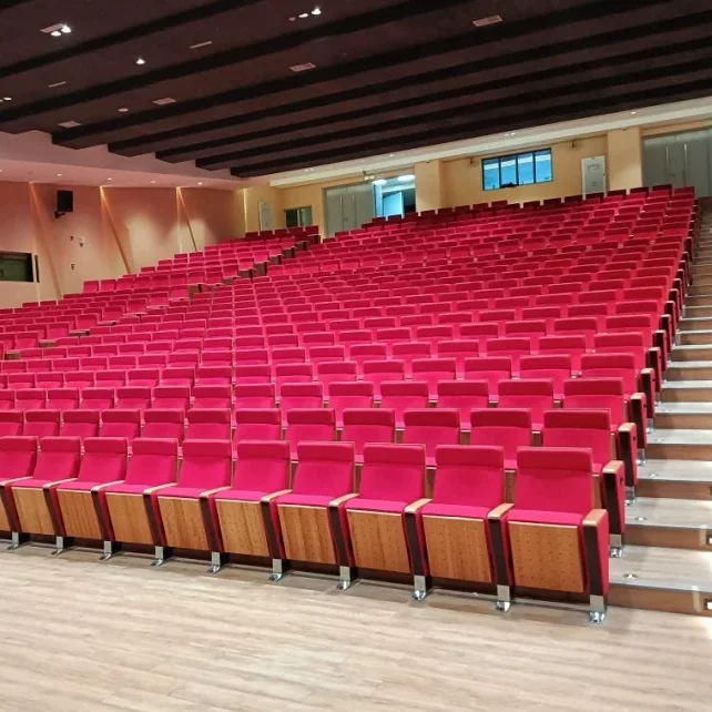 Veneer Auditorium Seating for Hall aluminium alloy design cinema court chair auditorium seat chairs in a classroom