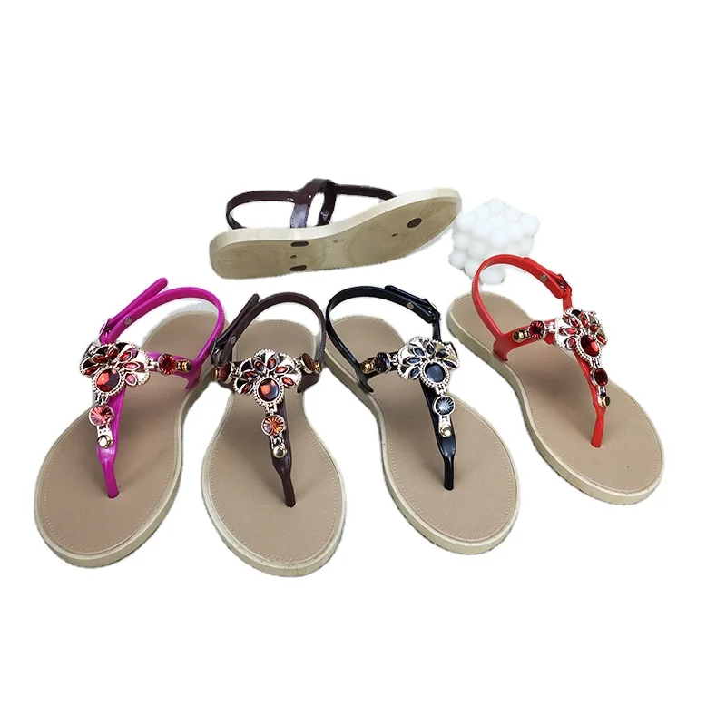 2022 PVC Plastic Casual Summer Slides Footwear Ladies Slippers Womens Sandals and Shoes