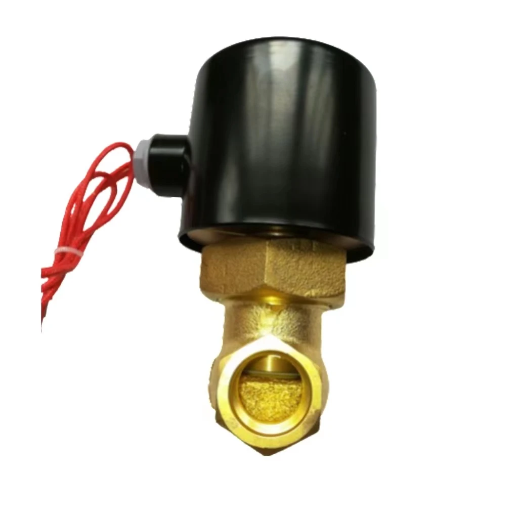 24V 240V 3/8 Inch Electromagnetic Solenoid Valve High Temperature Diaphragm Structure Water & Oil Shut-Off for General Use