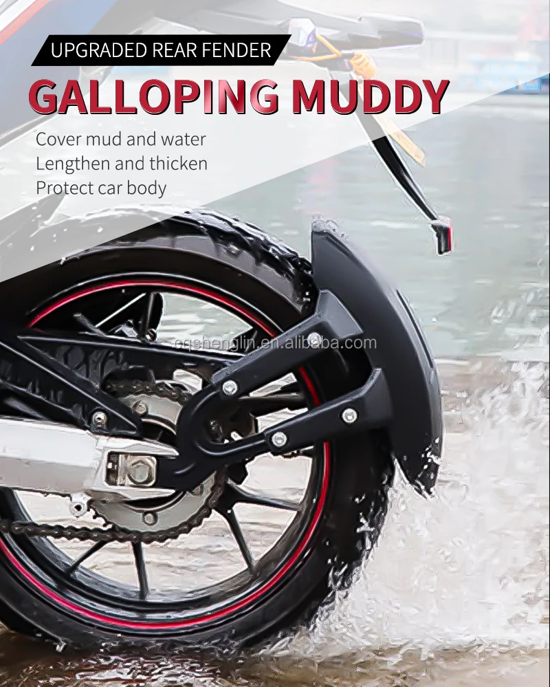 SHENGLIN Best Sell Motorcycle Accessories Rear Mudguard Fender