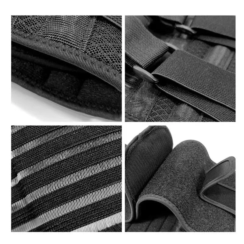 Protection Posture Corrector traction sport fabric push up steel split high support medical waist belt lumbar lower back brace