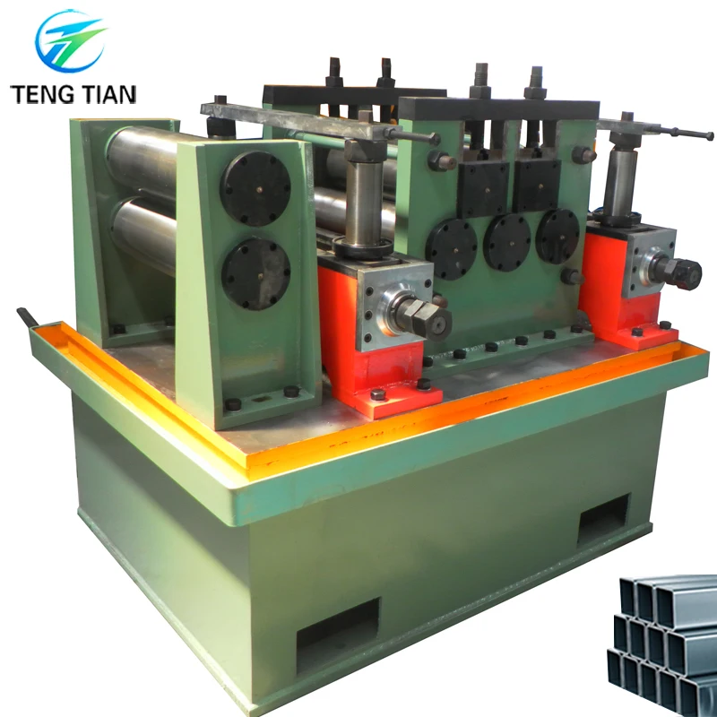 100x100x6mm Fully Automatic Direct Forming carbon steel pipe making machine for roll forming square tube