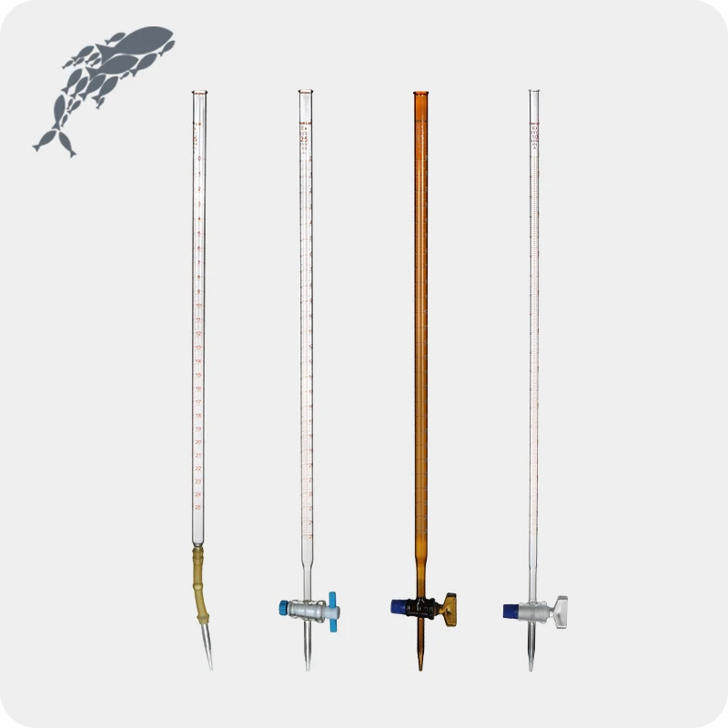 JOAN LAB 10/25ml Glass Burette With PTFE Stopcock