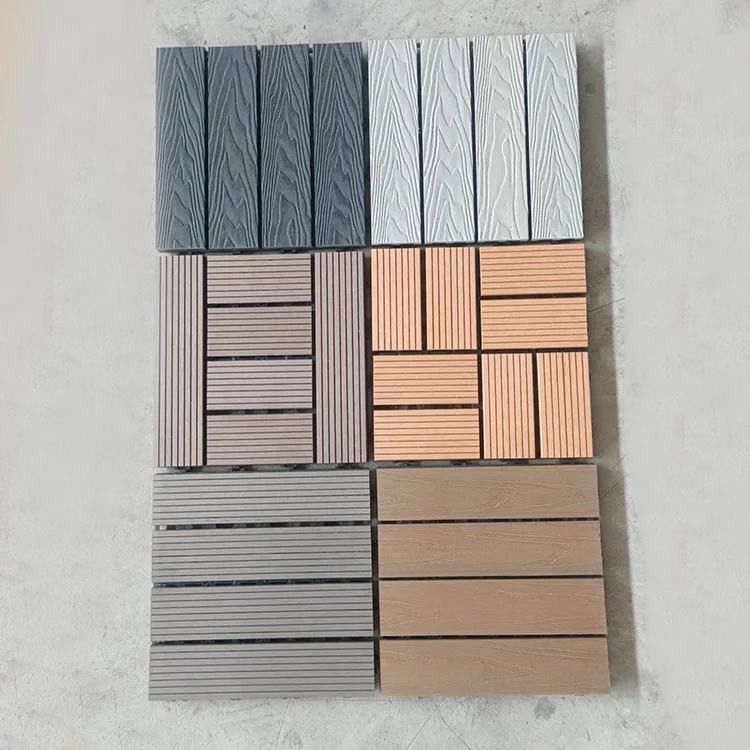 HDPE waterproof out wpc decking Alternative solid wood for outdoor for swimming pool