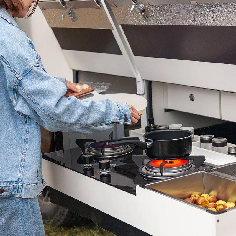 Новый продукт внедорожный прицеп 4x4 RV Caravan Motorhome Camper трейлер для продажи оцинкованный лист/Профиль стальная конструкция