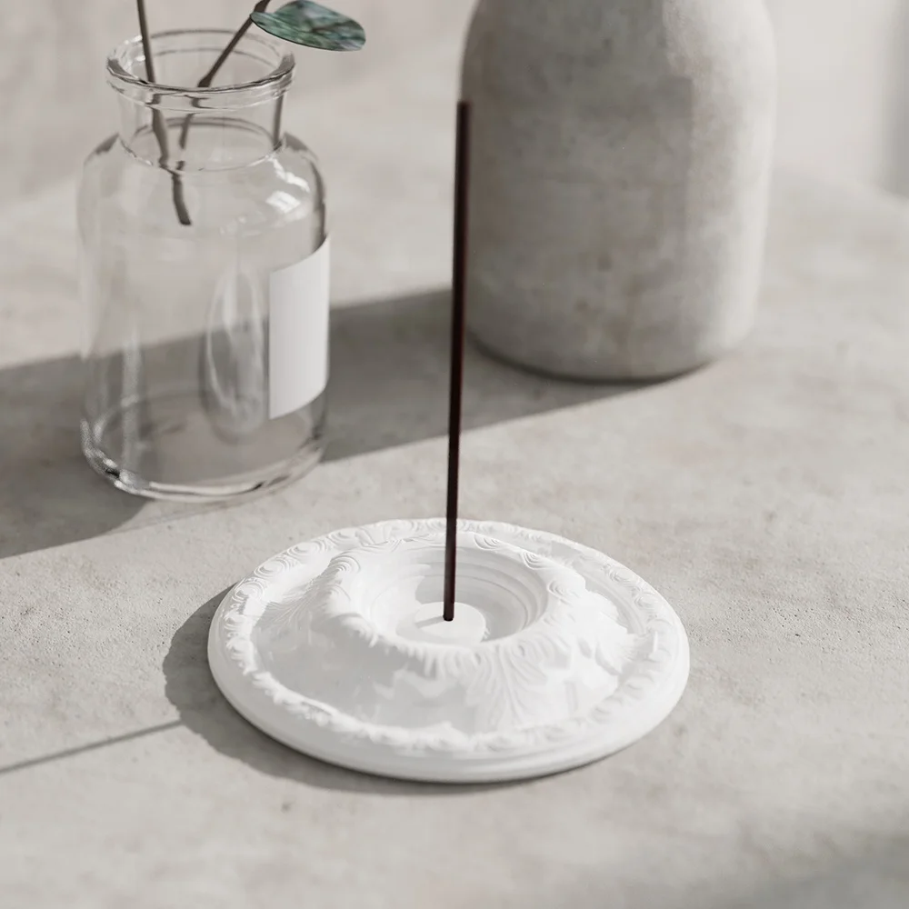 Self Design Mushroom Hand Incense Holder Elephant Incense Burner Holder For Sticks