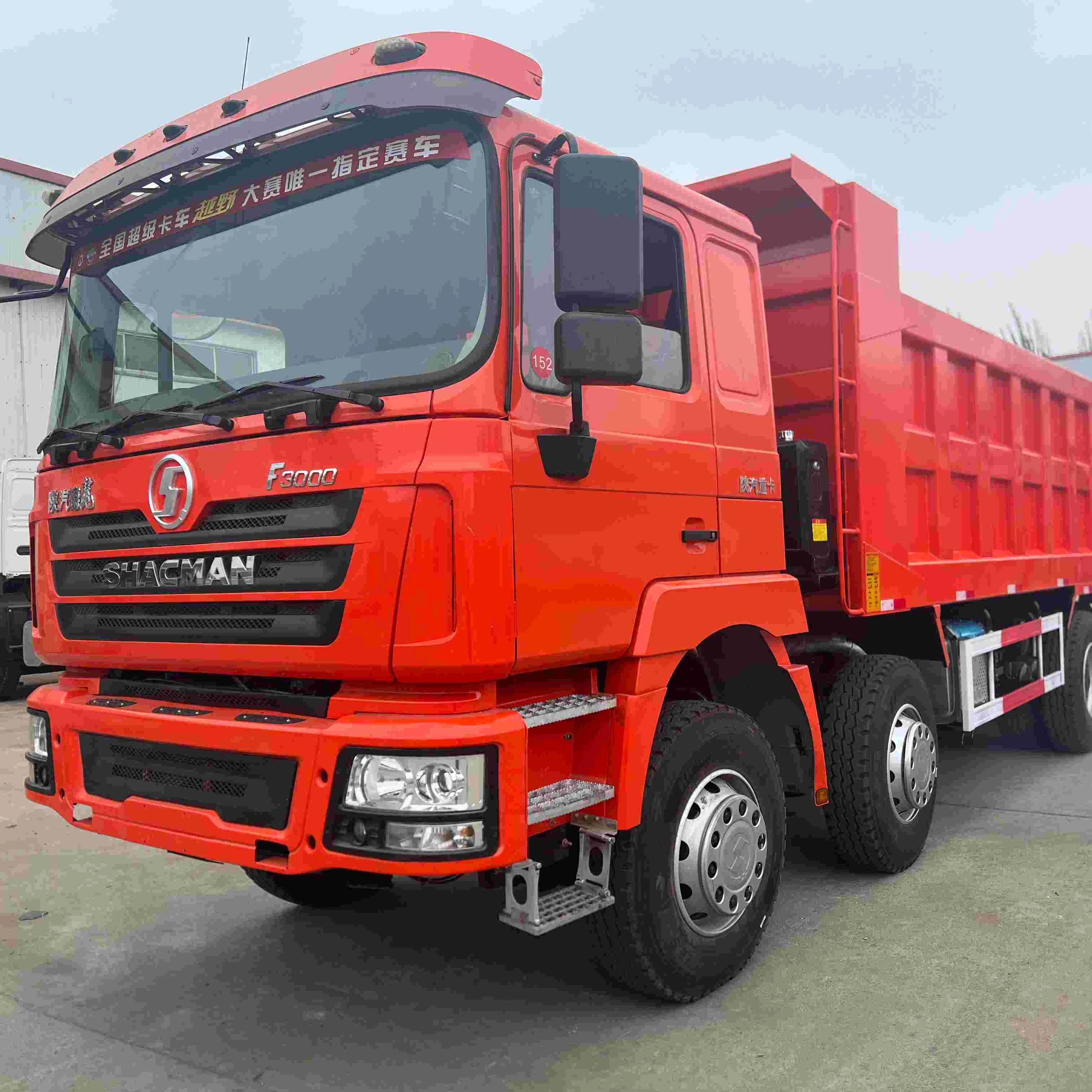 Подержанный самосвал Sinotruk 8x4 Shacman 12 тяжелый грузовик 460HP 10 Wheeler руководство 8*4