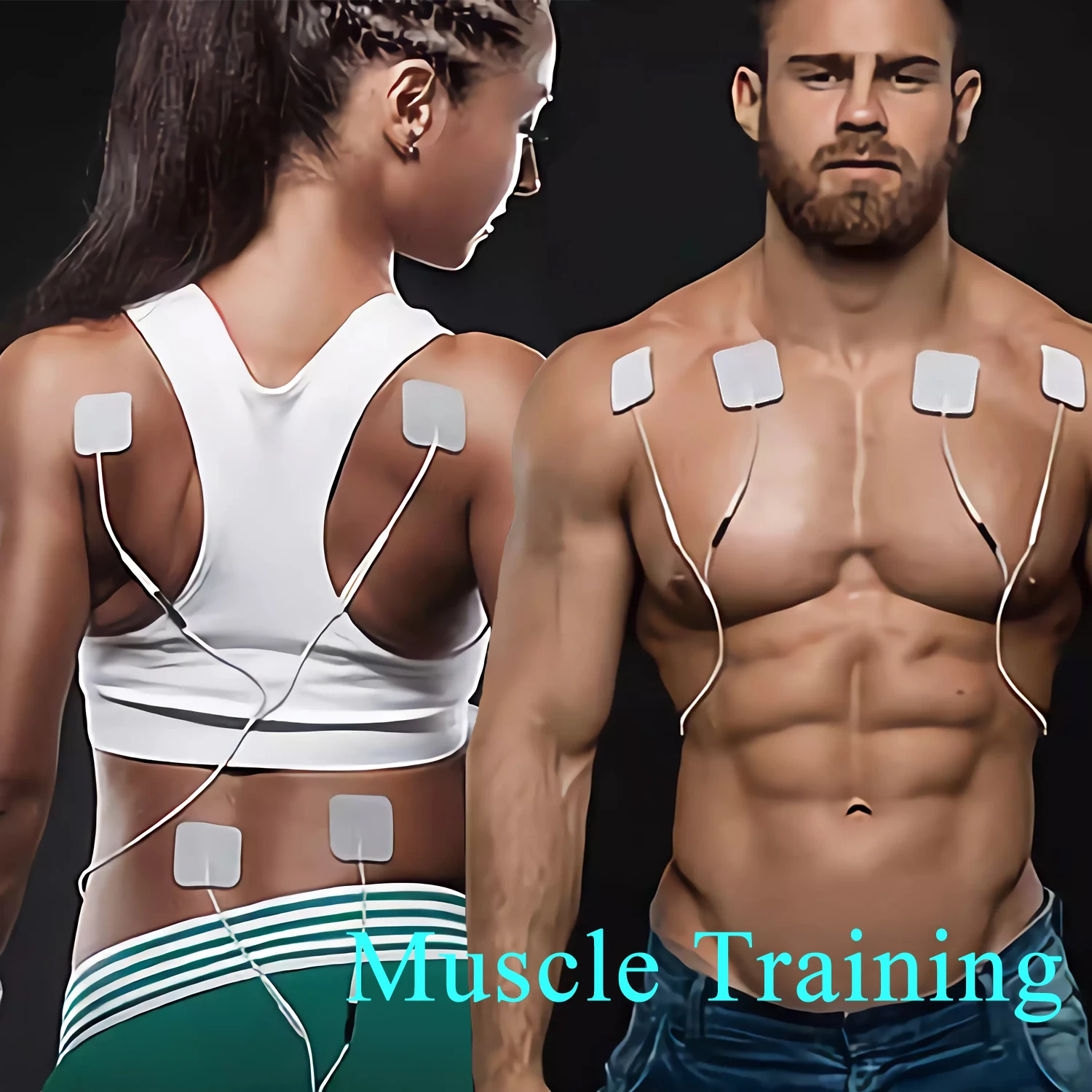 4 in 1 Combo Therapy 4000Hz IFT RUSS Arm Waist Leg Foot Rehabilitation Physiotherapy EMS TENS