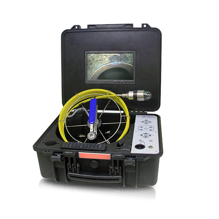 Small diameter front viewing lens waterproof HD real time video transmission box drain pipe inspection borescope camera