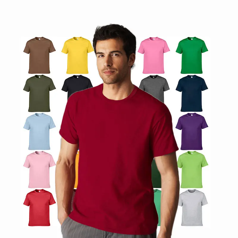 
Designer tshirt Cheap Price basic 100% Cotton T shirts Unisex with Custom Printing Logo 