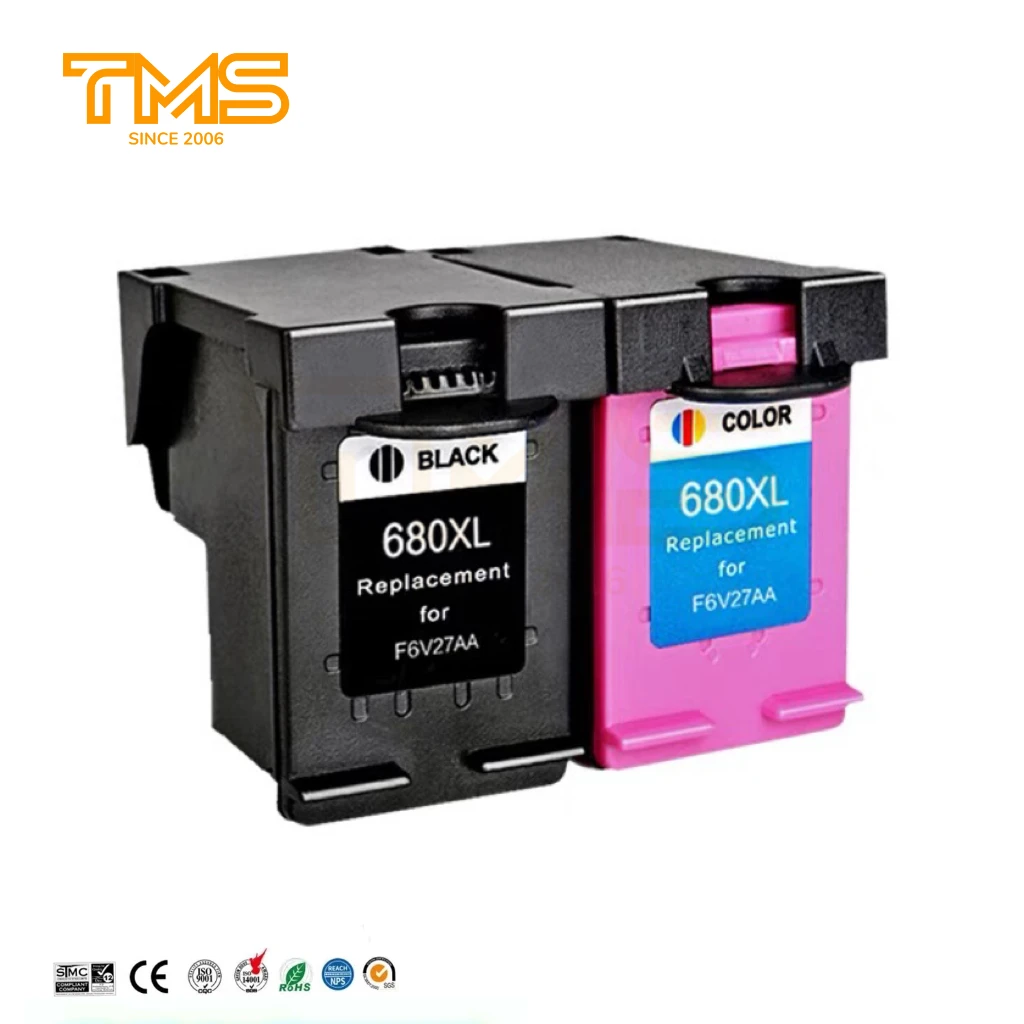 680 XL 680XL Premium Color Remanufactured Inkjet Ink Cartridge For HP680 For HP680xl for HP DESKJET 1110 2135 Printer