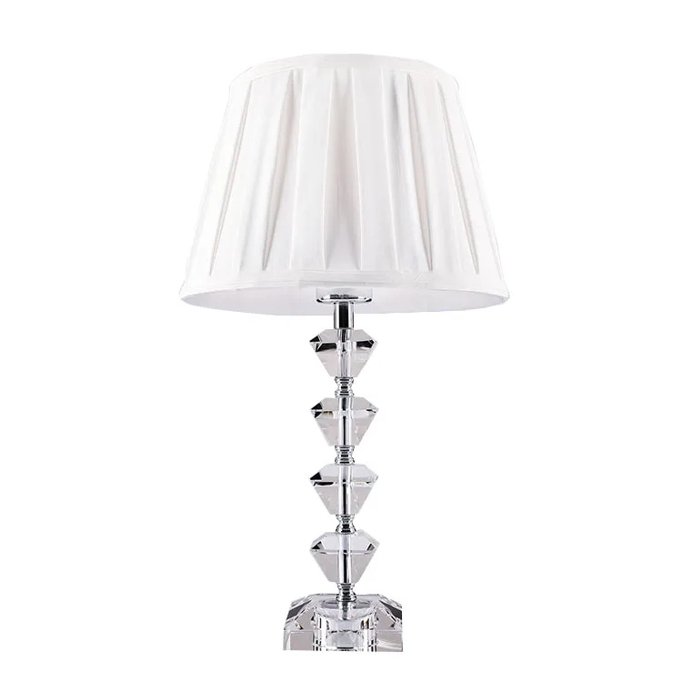 New Design Crystal Decorative Desk Table Lamp Crystal Hote Glass Lighting Bedroom Crystal Table Lamp