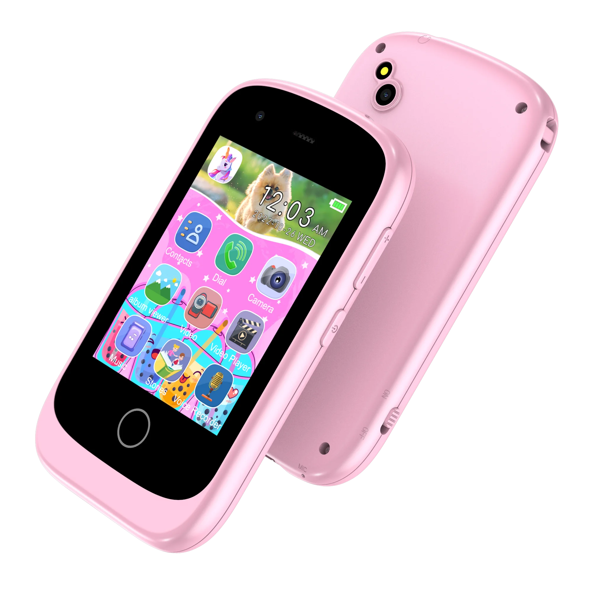 Hot Selling XT31 Kids Phone 2G Calling Unicorn and Dinosaur Smartphone SOS Birthday Gifts for Kids