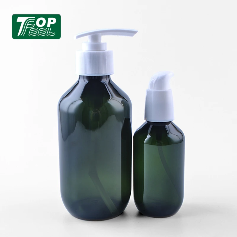 Пустая пластиковая бутылка для шампуня с насосом и логотипом на заказ, 100 мл, 150 мл, 200 мл, 300 мл, 400 мл, 500 мл