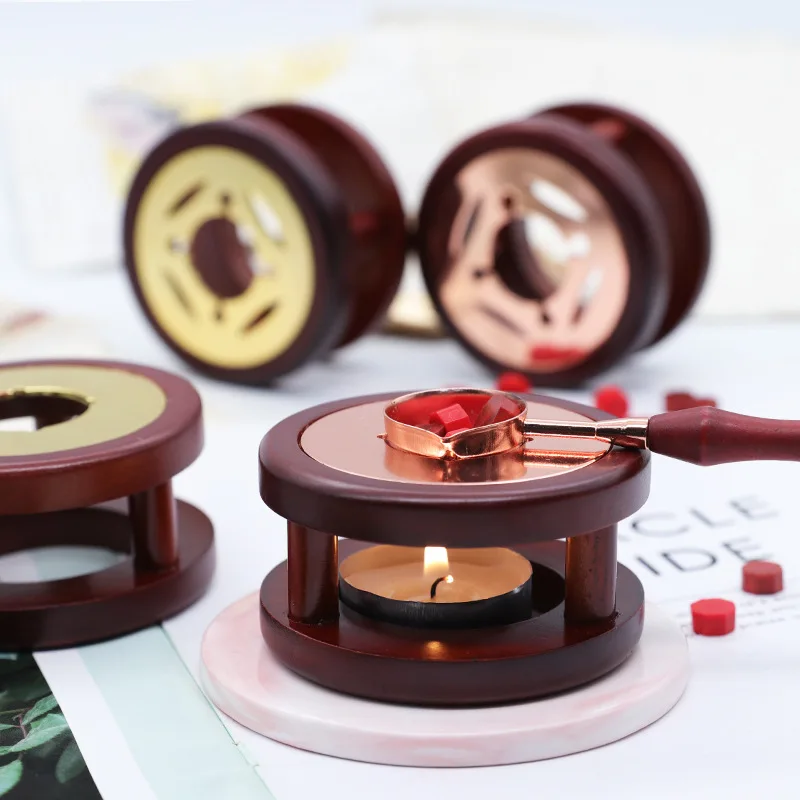 Lacquer Stamp Melting Furnace Wrought Iron Deer Melting Furnace Hollowed Circular Lacquer, wax stick&wax bead melting furnace