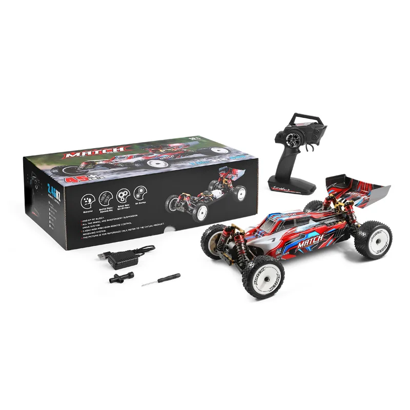 Заводская цена wltoys 104001 2 4G 1:10 гоночный автомобиль с дистанционным управлением 4WD 45 км/ч высокоскоростные радиоуправляемые автомобили