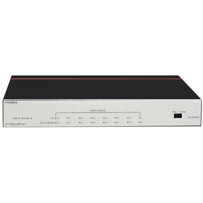 Genuine new enterprise-class switch 8 ports support 10/100/1000 POE+ Gigabit switch S1730S-L8P-A1