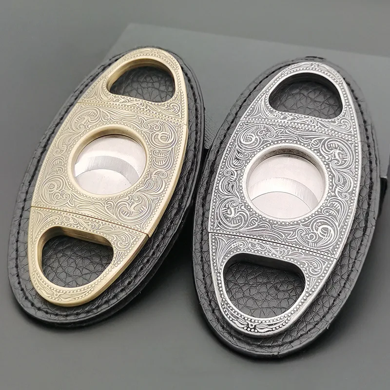 New Design Cigar Accessories Wholesale High Quality Cigar Scissor Pure copper Stainless Steel Cutter Cigar Utensil