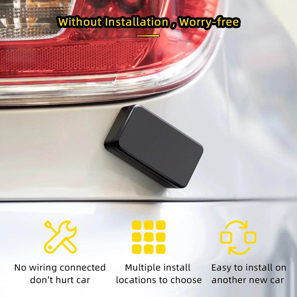 6000mAh Magnetic SIM Card Tracking Device Real Time Locator Car GPS Tracker For Universal Car Vehicle Motorcycle